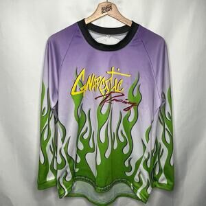 Lil Gnar Gnarcotic Racing Skateboarding Racing Jersey Longsleeve Tee S fits M